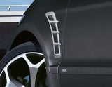 Original Ford S-MAX Rejilla de paso de rueda delantero en color plata.