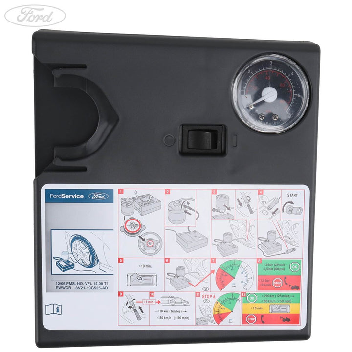 Kit de herramientas para averías con compresor neumático original Ford 2017-2018 2107811