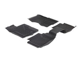 Kit de alfombrillas de goma delanteras y traseras Ranger manual 2022+ negro excepto Raptor y Platinum