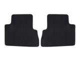 Original Ford C-Max mk2 2010-2015 Juego de alfombrillas traseras de suelo de terciopelo negro 2ª fila 1693733
