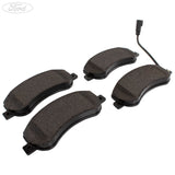 Juego de pastillas de freno delanteras Motorcraft originales Ford Transit 2006 — 2014 TDCi 1824346