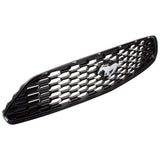 Parrilla del. Mustang negro carbono con emblema 03/2015- 1927986