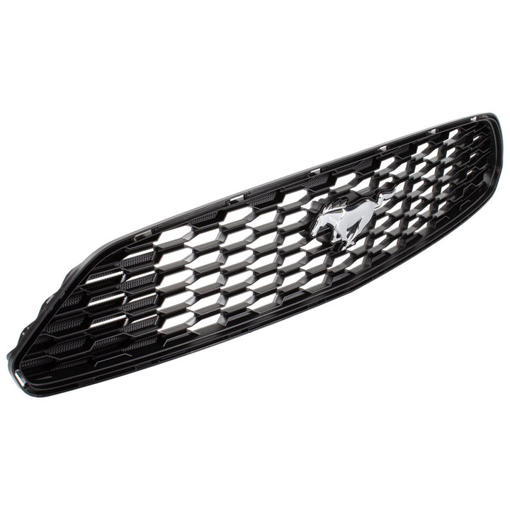 Parrilla del. Mustang negro carbono con emblema 03/2015- 1927986