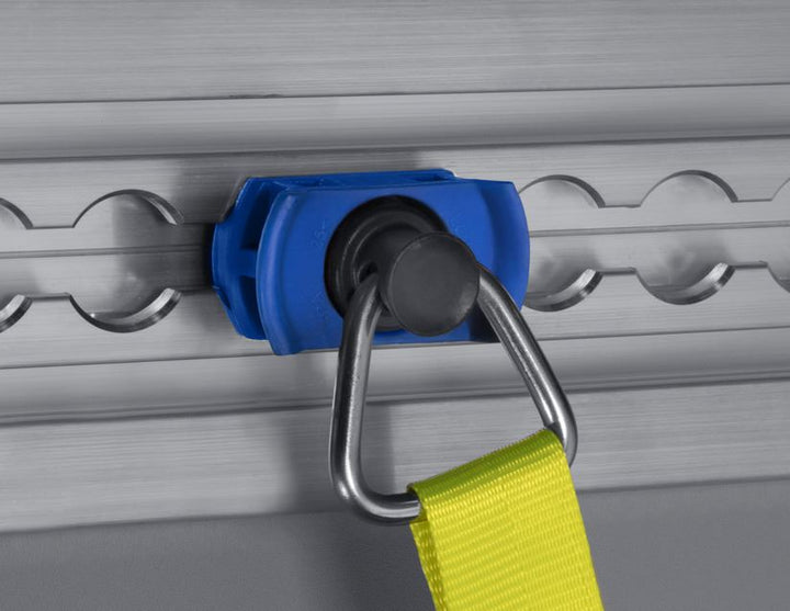 Original Ford Transit/Transit Argollas de sujeción de carga en color azul.