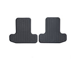 Mustang Alfombrillas de goma delanteras y traseras, en color negro