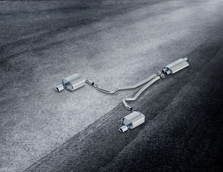 Sistema de escape deportivo acero inoxidable salidas cromadas Mustang 2.3 EcoBoost 2015–2018 Ford Performance