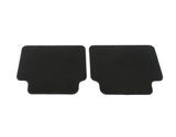 Alfombrillas de moqueta traseras Ranger Super Cab 2022+ negras excepto Raptor y Platinum