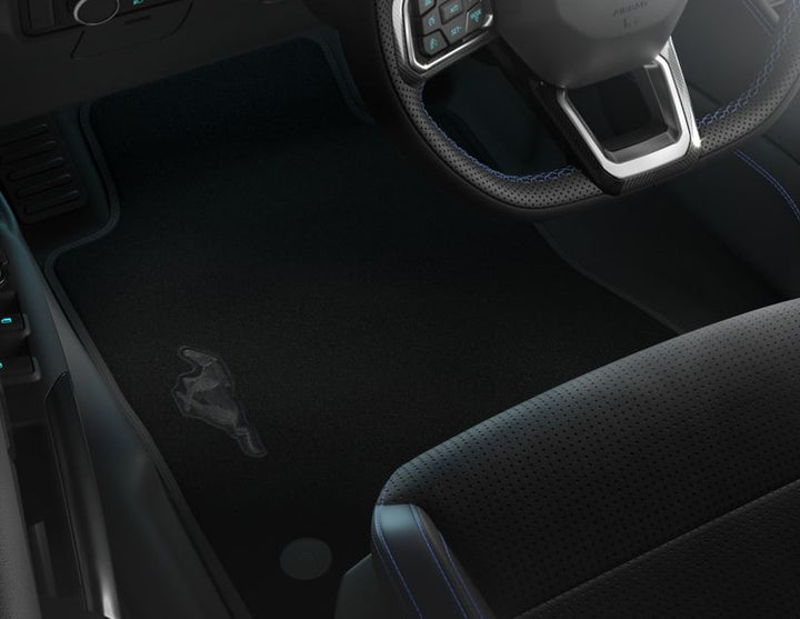 Original Ford Mustang desde 10/2023 Alfombrillas de terciopelo delanteras