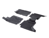 Ranger Alfombrillas de goma delanteras y traseras, en color negro