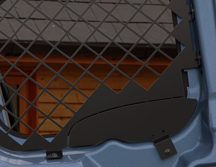 Original Ford Transit Custom Dispositivo de protección en ventanilla posterior para puertas de carga.