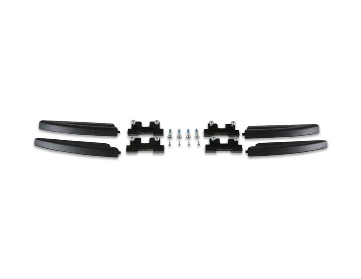 Original Ford B-MAX Barras longitudinales portaequipajes para techo en color plata/negro.
