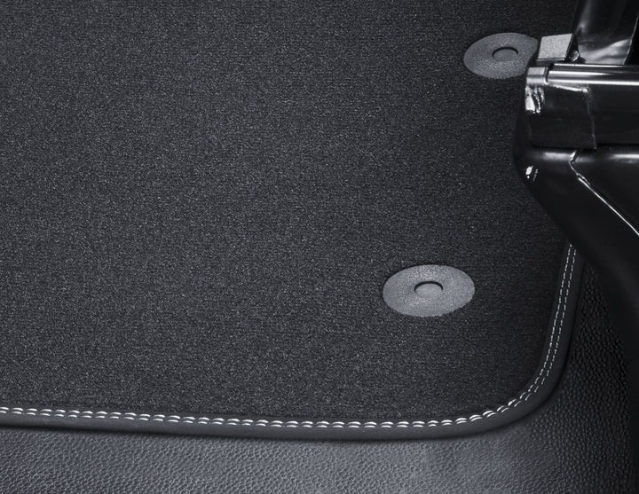 Original Ford Juego de alfombra de piso delantera velour negro AMkK2JB130B18SA3JA6 2362480