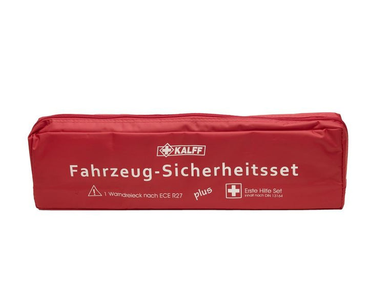 Original KAlff Pack de seguridad premium con botiquín de primeros auxilios y triángulo de advertencia en bolsa blanda 2646608