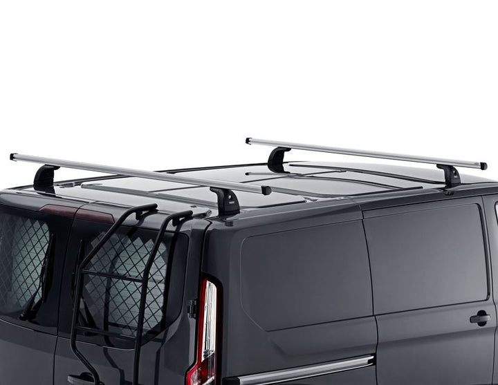 TOURNEO CUSTOM & TRANSIT CUSTOM THULE®* PORTAEQUIPAJES CON JUEGO DE 2 BARRAS TRANSVERSALES DE TECHO.