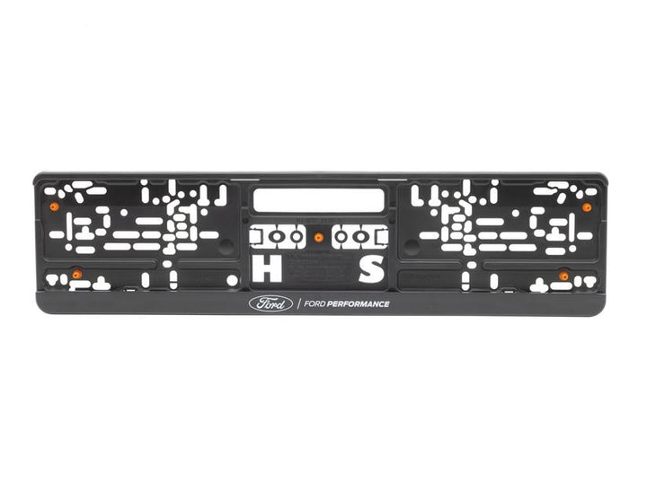Soporte para placa de matrícula negro, con logo Ford Performance