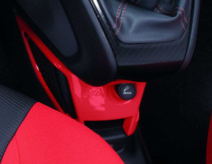 Original Ford Ka Red de protección de carga consola central en color Rojo Sunrise.