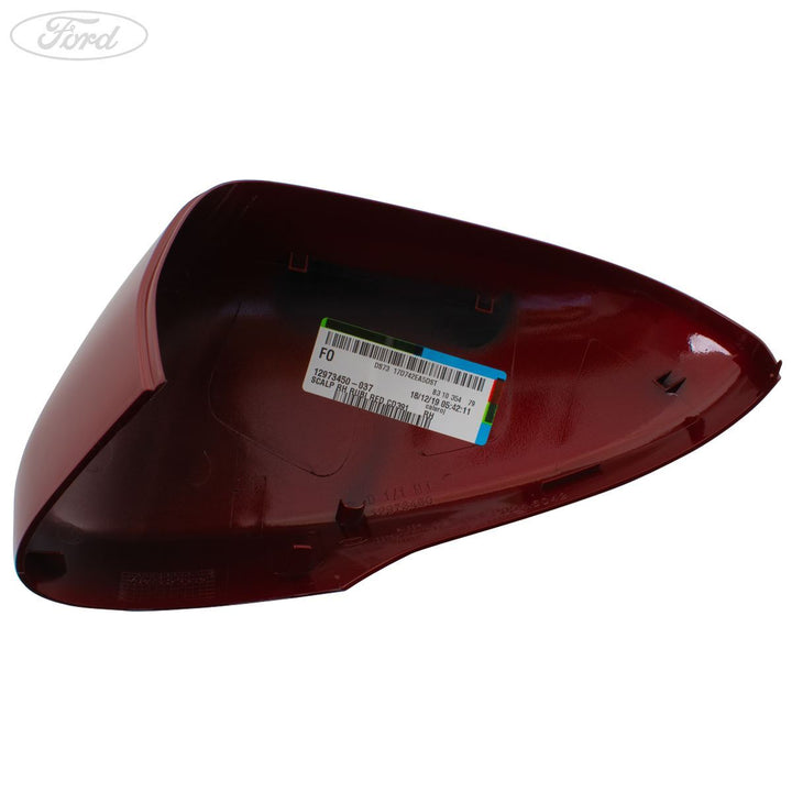 Cubierta/carcasa color rojo rubí del espejo retrovisor de la puerta O/S (lado del pasajero) original para Ford Mondeo 5324092