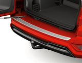 Original Ford EcoSport Lámina protectora de paragolpes trasero placa delineada de acero inoxidable.
