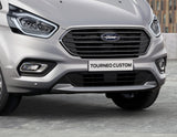 Original Ford Transit/Tourneo Custom Alerón delantero en color plata.