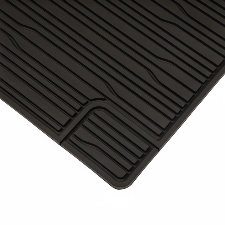 Alfombrillas de goma para segunda fila negras Transit Custom Bus 2024+