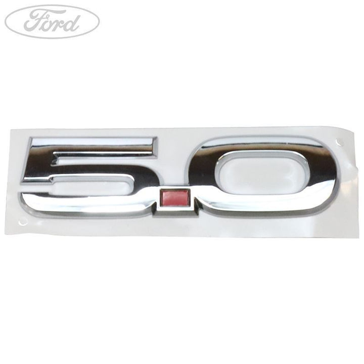 Placa con emblema del alerón delantero O/S (lado del pasajero) original para Ford Mustang GT 5.0 2016-2023 5311262