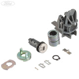 Kit de reparación del bombín de cerradura de la puerta N/S (lado del conductor) original para Ford C-Max Focus Connect Kuga 15- 5357362