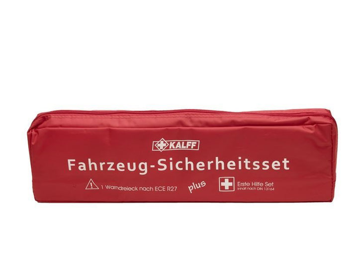Original KAlff Pack de seguridad premium con botiquín de primeros auxilios y triángulo de advertencia en bolsa blanda 2646608