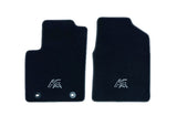 Original Ford Ka 2008-2012 Alfombrillas de felpa para el frente, negras 1543889