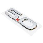 Placa con emblema del alerón delantero O/S (lado del pasajero) original para Ford Mustang GT 5.0 2016-2023 5311262