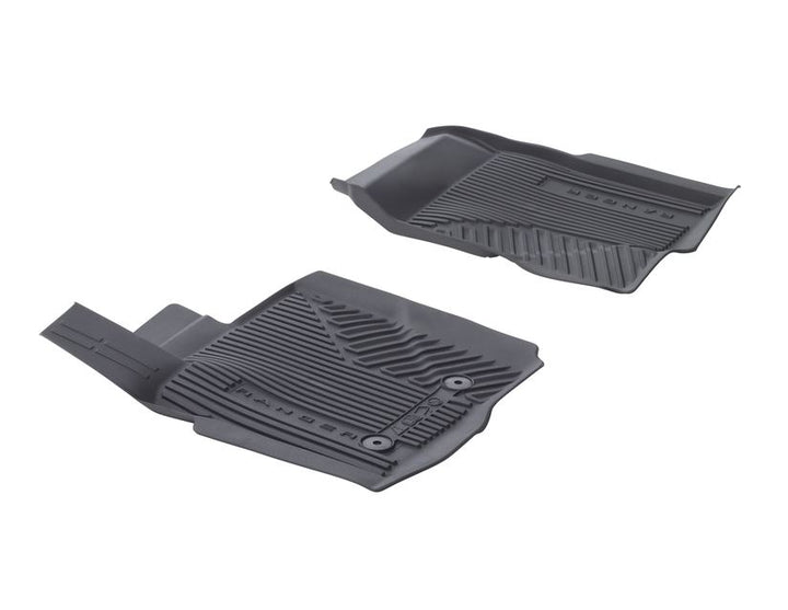 Ranger Alfombrillas de goma delanteras y traseras, en color negro