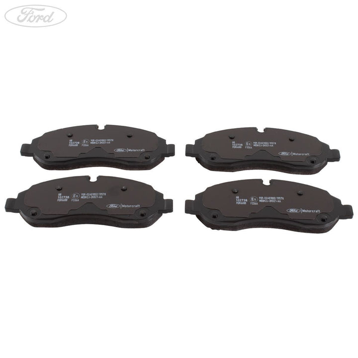 Ford Transit Custom Kit Forro Freno Delantero Motorcraft Negro 2600764
