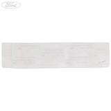 Ford Ranger 2011-2024 Calcomanía Caja STL Interior/Exterior Línea Roja 1921672