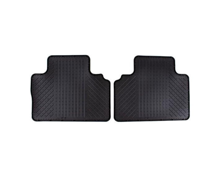 Transit Courier & Tourneo Courier Alfombrillas de goma traseras, en color negro.