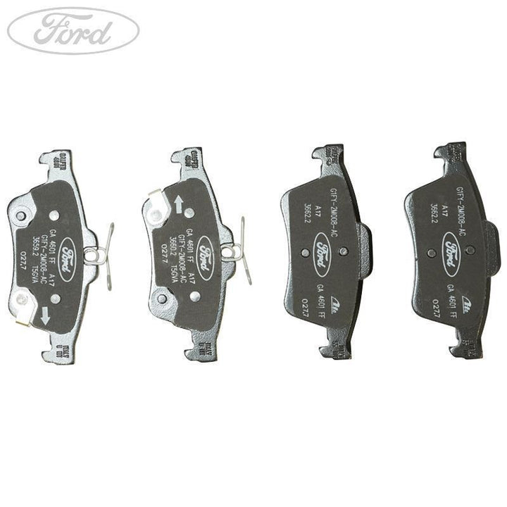 Focus 2014-2019 Kit de Forro de Freno Trasero Negro