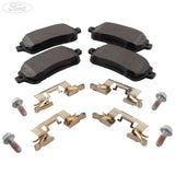 Juego de pastillas de freno delanteras Motorcraft originales para Ford Fiesta 2008-2016 2614604