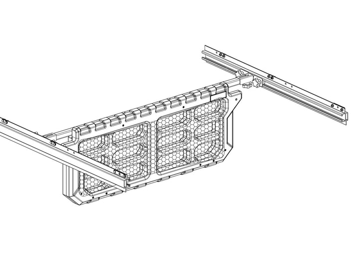 Ford Ranger® Pickup Attitude* Divisor de caja de carga con sistema de canal en C