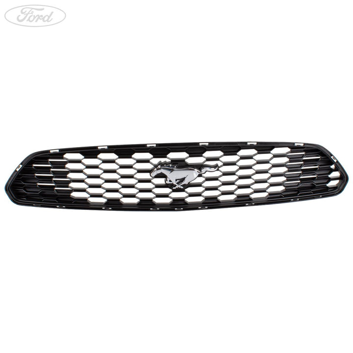 Parrilla del. Mustang negro carbono con emblema 03/2015- 1927986
