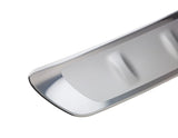 Original Ford Edge Lámina protectora de paragolpes trasero placa delineada de acero inoxidable pulido.