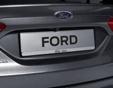 Original Ford Soporte para placa de matrícula Ford en color plata