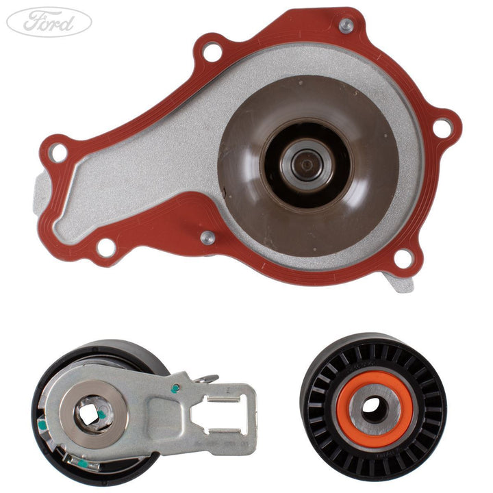 Bomba de agua y tensor correa de distribución originales Ford 1.5 Duratorq TDCi 2008687
