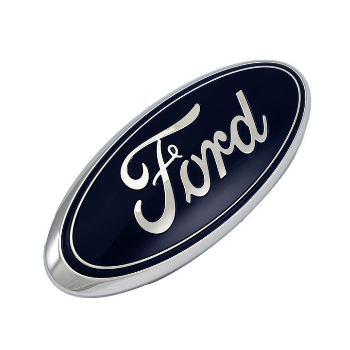 Placa con emblema delantero Ford azul ovalado original para Ford Transit Ranger Custom 5254490
