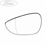 Cristal del espejo retrovisor izquierdo N/S (lado del conductor) original para Ford Fiesta 1671414