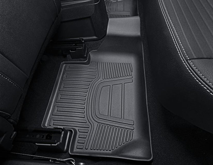 Original Ford Ecosport 2017+ Alfombrillas de goma traseras estilo bandeja negras 2268332