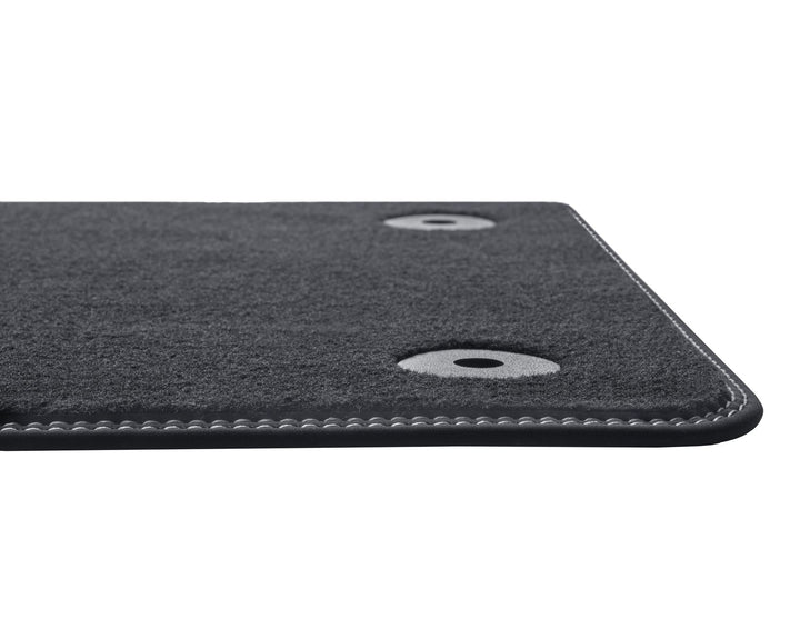 Original Ford Juego de alfombra de piso delantera Velour negro AMkK2JB130B18PA3JA6 2362469