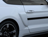 Original Ford Mustang Juego de aletas laterales para la carrocería negro mate