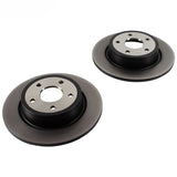 Discos de freno sólidos traseros de 280 mm y  5 pernos originales para Ford Kuga C-Max 1683383