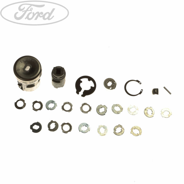 Kit de reparación para bombín de la cerradura de encendido de la columna de la dirección original para Ford Focus Mondeo Cougar 92-00 1022461