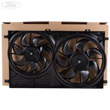 Ventilador doble de motor y carcasa originales para Ford Transit Custom 2.0 EcoBlue 2041816