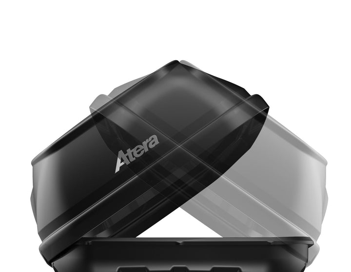 Atera* Baúl de techo Casar L,negro brillante