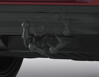 Enganche de remolque retráctil y kit completo de cableado eléctrico de 13 pines Capri/Explorer eléctrico 2023+